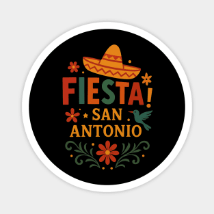 Fiesta San Antonio Texas Cinco De Mayo Mexican Party Design Magnet